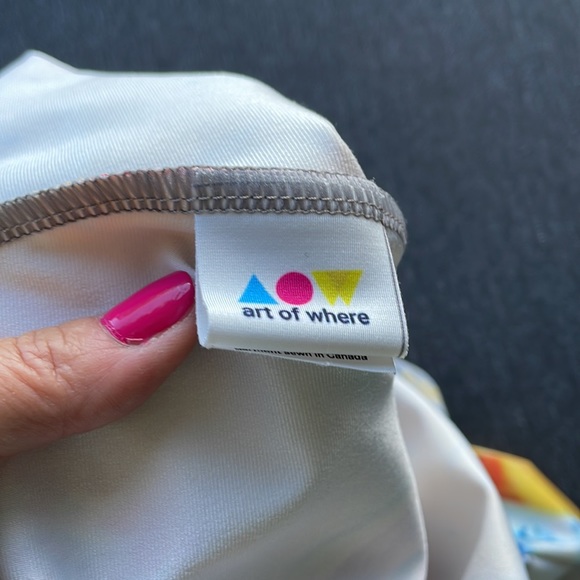 SOLD—ART OF WHERE-Stretch skirt with DNA- size M - Picture 5 of 7